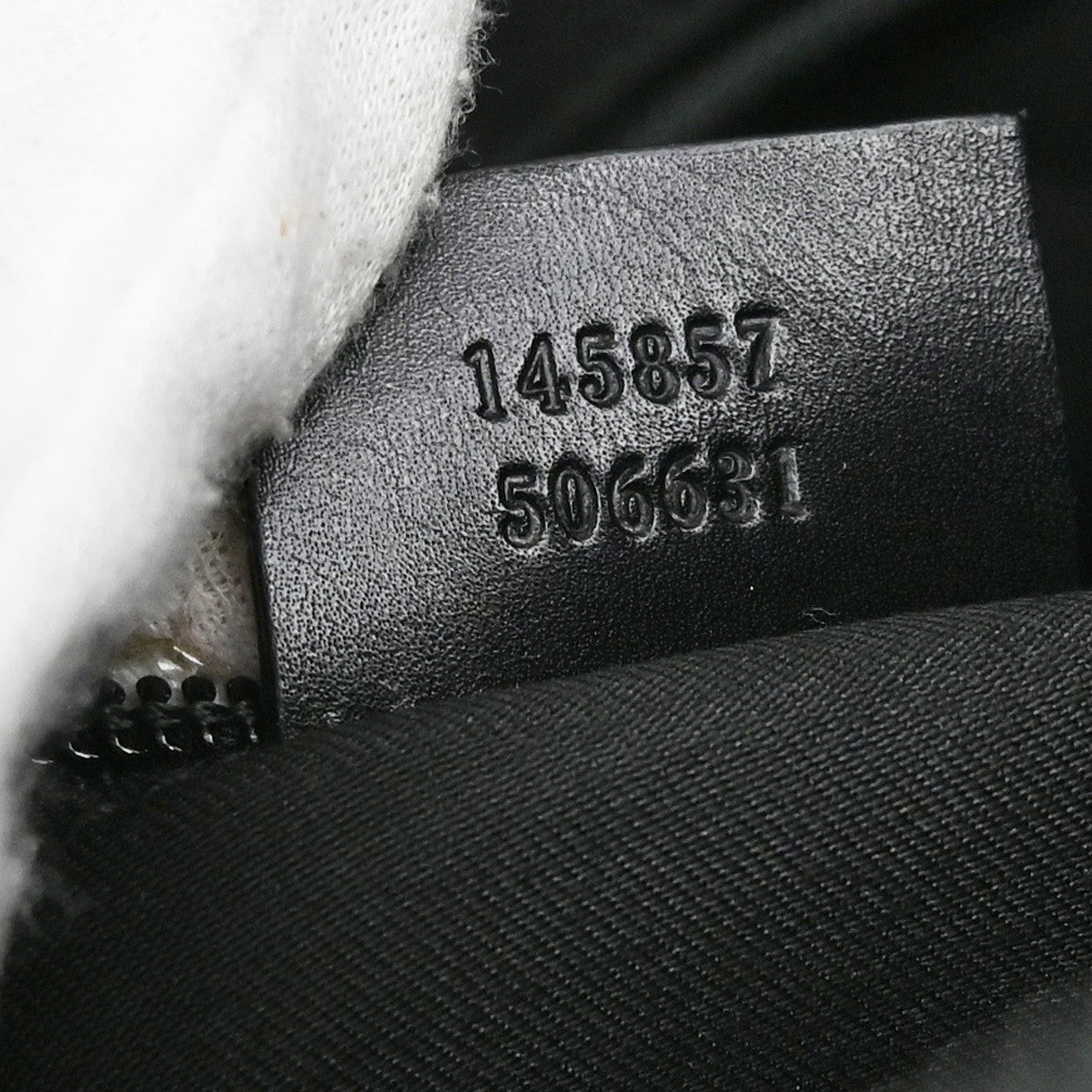 Gucci Zip Messenger Bag GG Canvas with Perforated Leather, BLACK, CANVAS, Shoulder bag