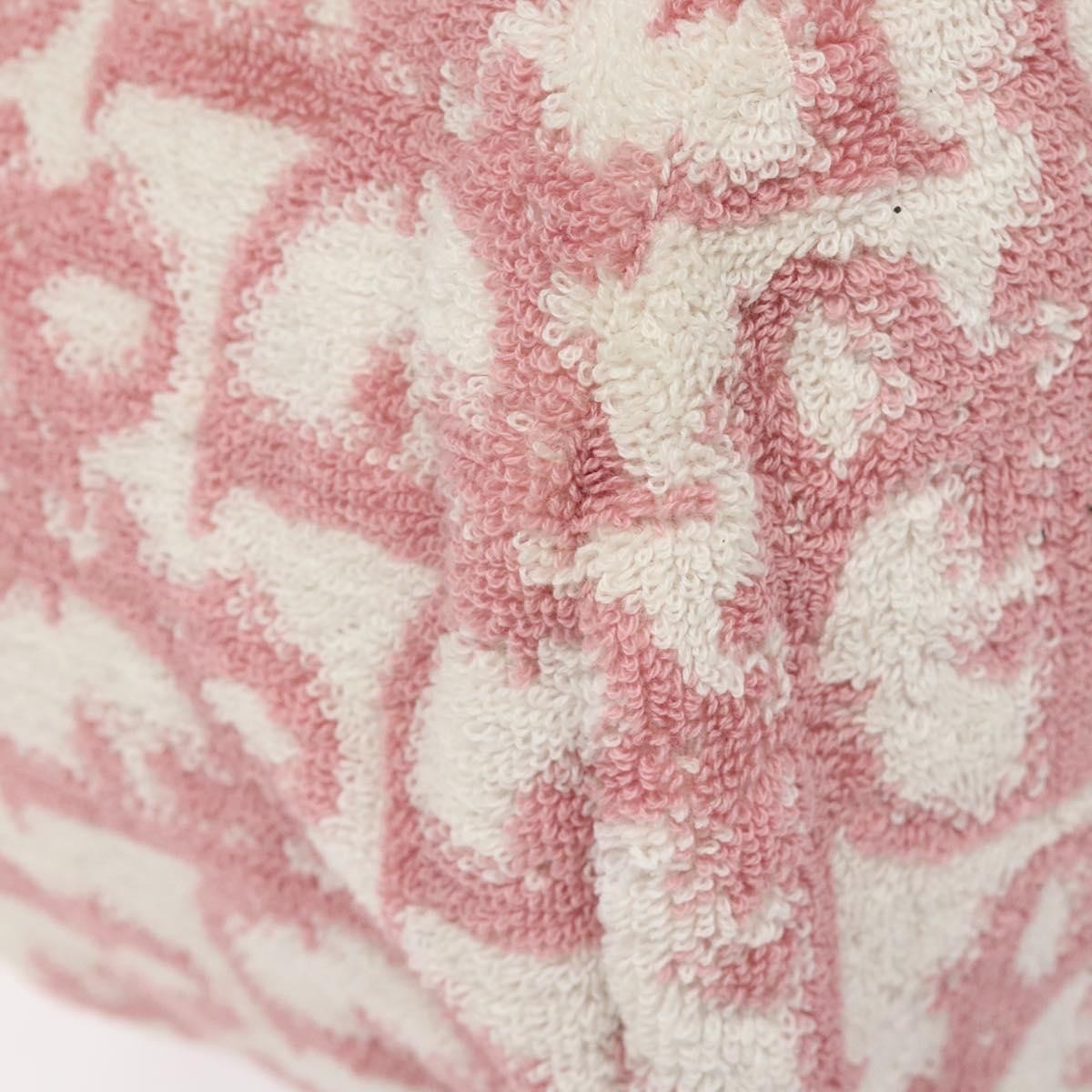 Christian Dior Vintage Trotter Pouch Pile, PINK, COTTON, Clutche & pouche