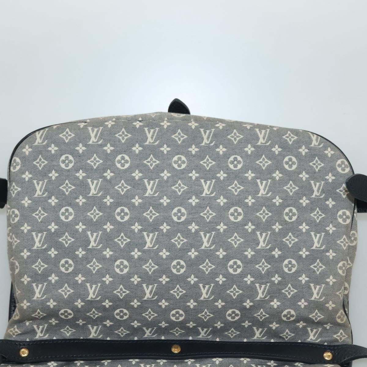 Louis Vuitton Saumur Handbag Monogram Idylle, GRAY, CANVAS, Handbag