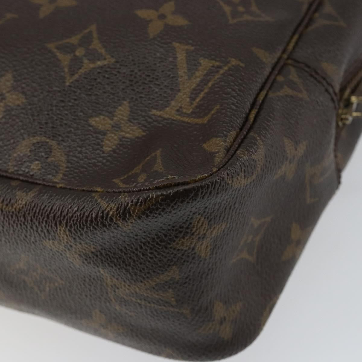 Louis Vuitton Trousse Toilette Monogram Canvas, BROWN, CANVAS, Clutche & pouche