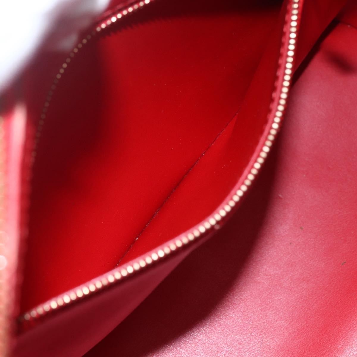 Louis Vuitton Houston Handbag Monogram Vernis, RED, PATENT_LEATHER, Handbag