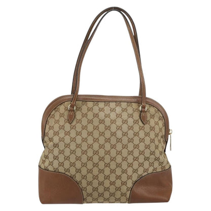 Gucci Bree Dome Tote GG Canvas with Leather, BEIGE, CANVAS, Tote bag