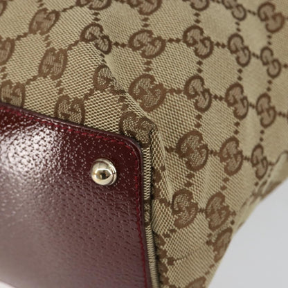 Gucci Eclipse Tote GG Canvas, BEIGE, CANVAS, Tote bag