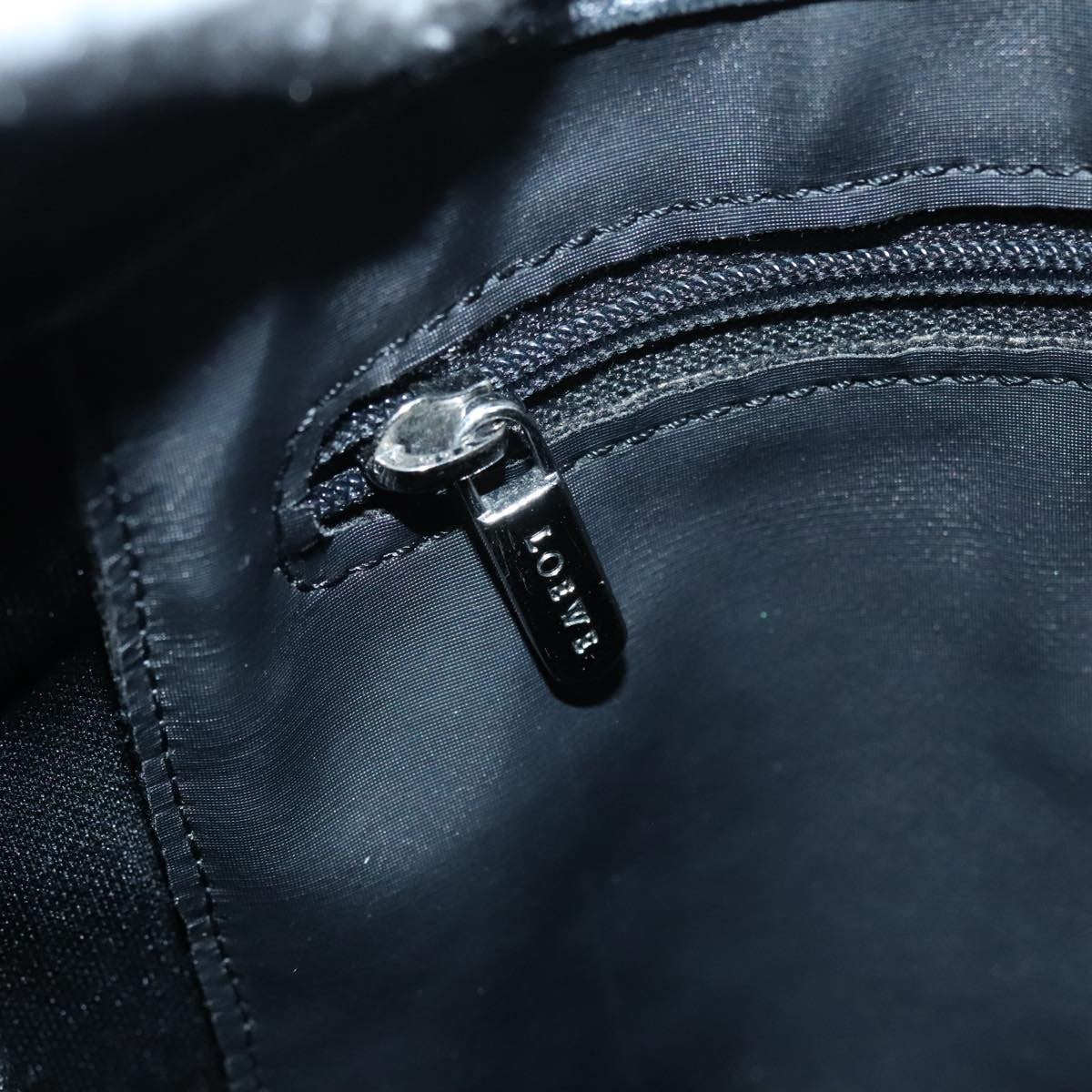 Loewe Anagram Shoulder Bag Leather, BLACK, LEATHER, Shoulder bag