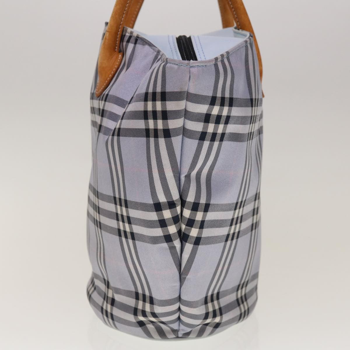 Burberry Nova Check Tote Nylon, BLUE, NYLON, Tote bag