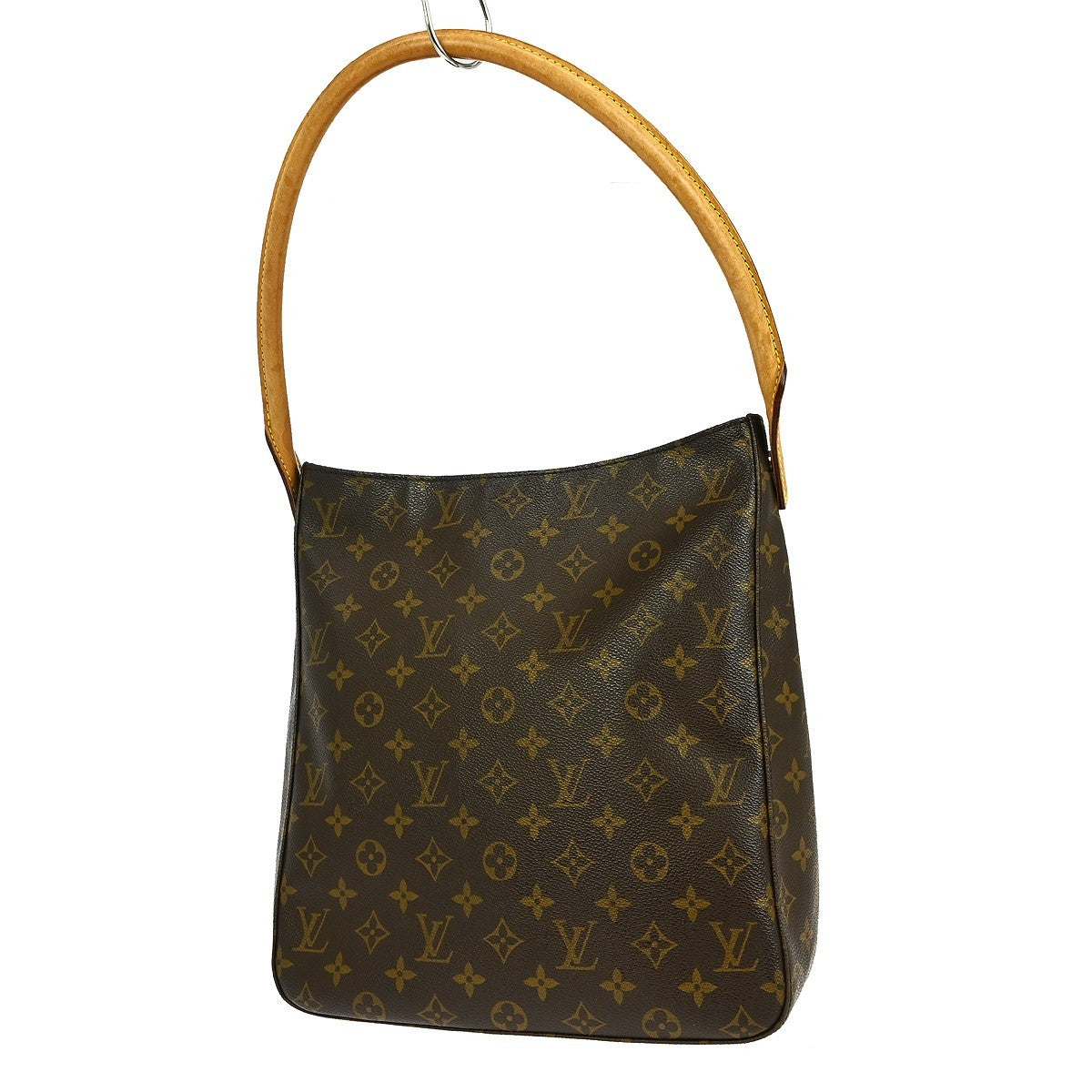 Louis Vuitton Looping Handbag Monogram Canvas, BROWN, CANVAS, Shoulder bag