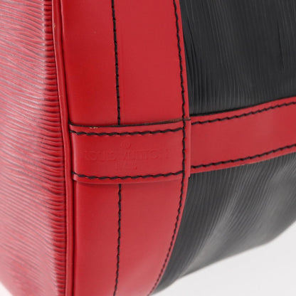 Louis Vuitton Bicolor Noe Handbag Epi Leather, BLACK, LEATHER, Shoulder bag