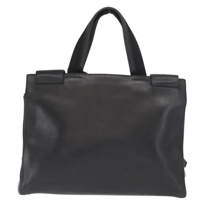 Prada Vintage Briefcase Leather, BLACK, LEATHER, Briefcase