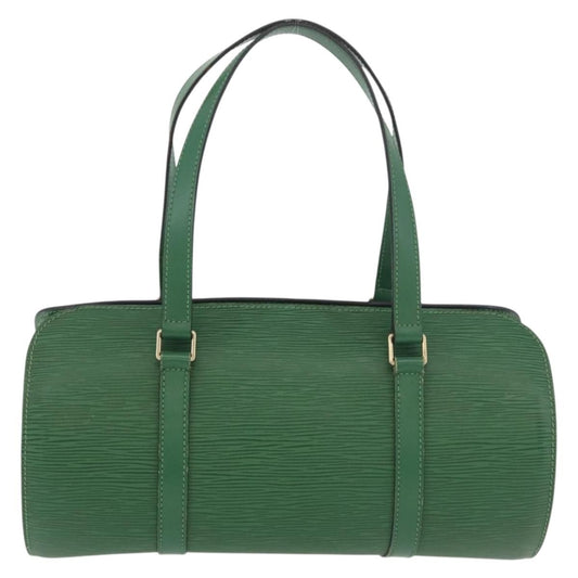 Louis Vuitton Soufflot Handbag Epi Leather, Green, Leather, Handbag