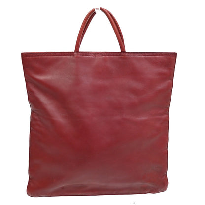 Loewe Vintage Anagram Tote Leather, RED, LEATHER, Tote bag