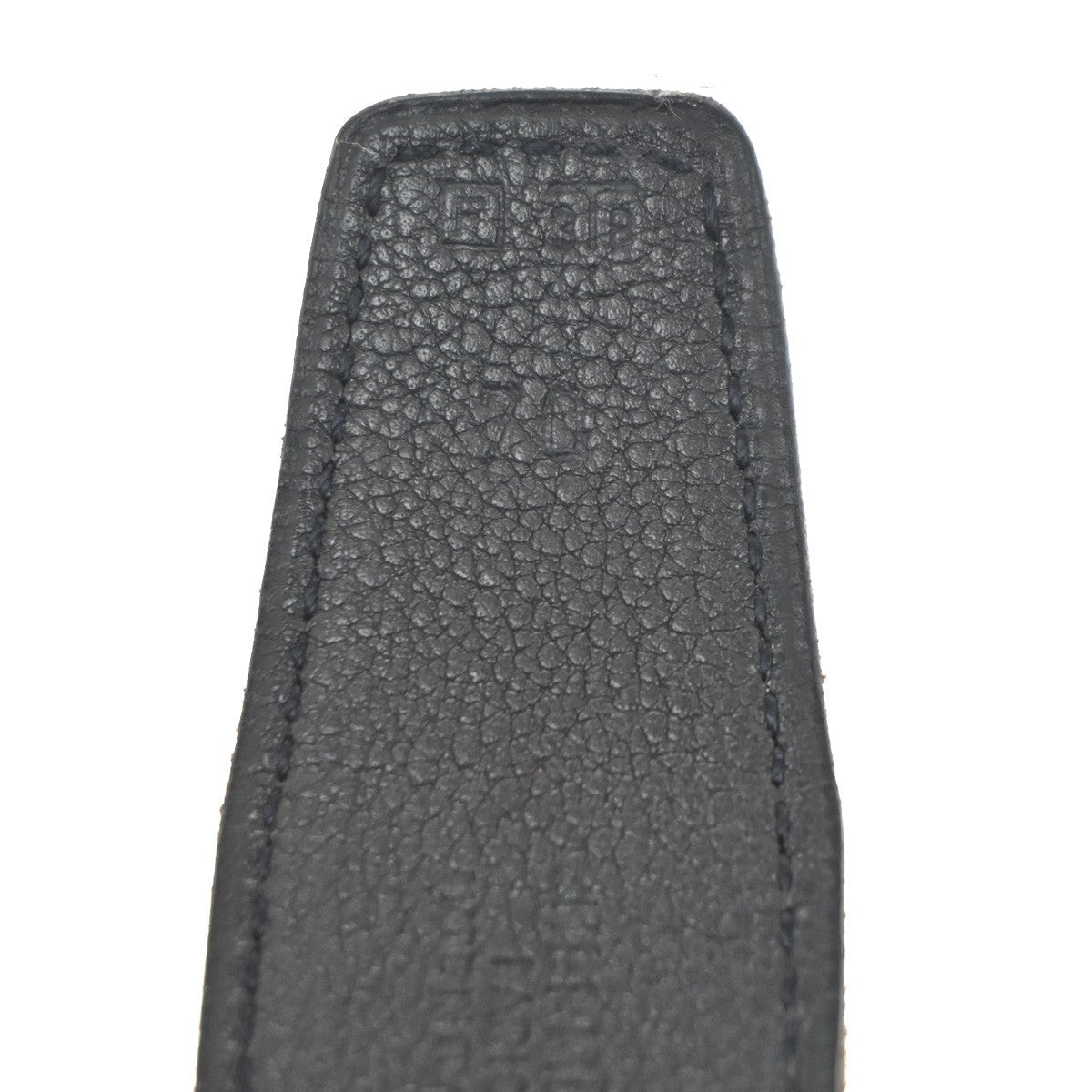 Hermes Constance Reversible Belt Leather, BLACK, LEATHER, Belts