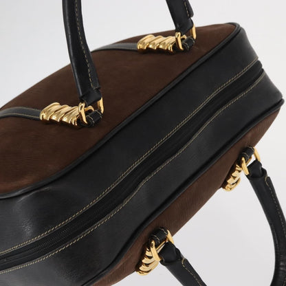 Loewe Vintage Velazquez Top Handle Bag Leather, BROWN, LEATHER, Handbag