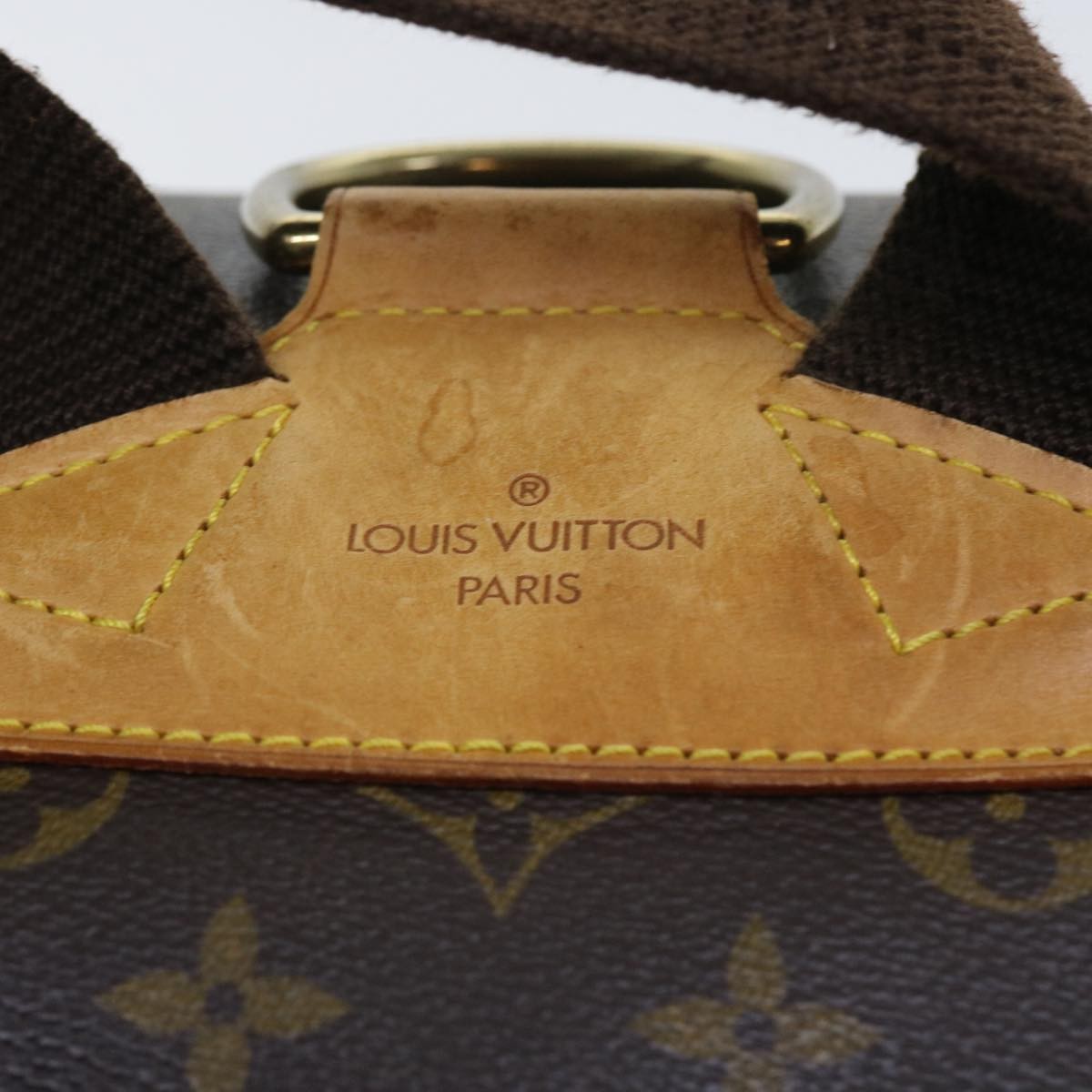 Louis Vuitton Montsouris Backpack Monogram Canvas, BROWN, CANVAS, Backpack