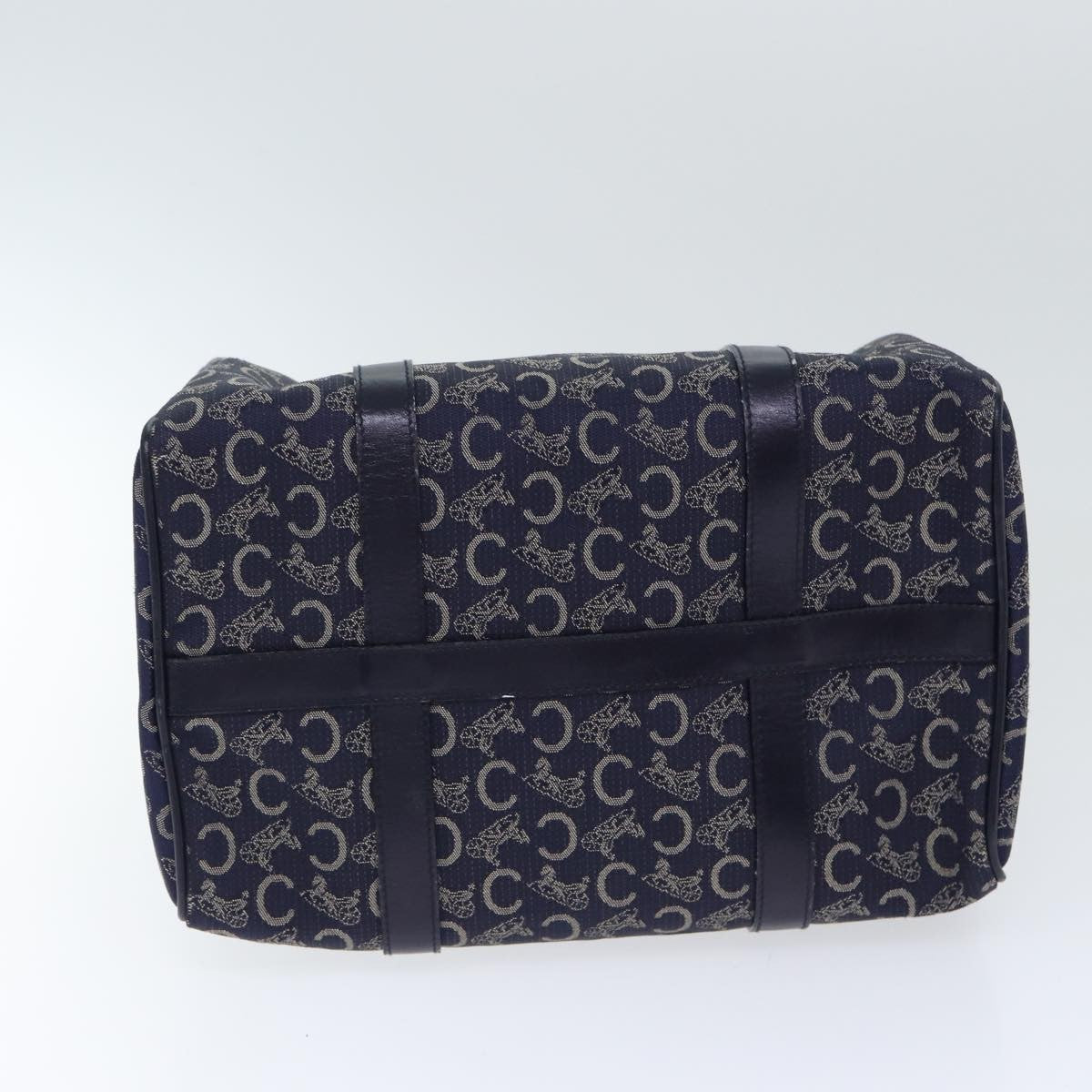 Celine C Sulky Boston bag Canvas, NAVY, CANVAS, Travel bag