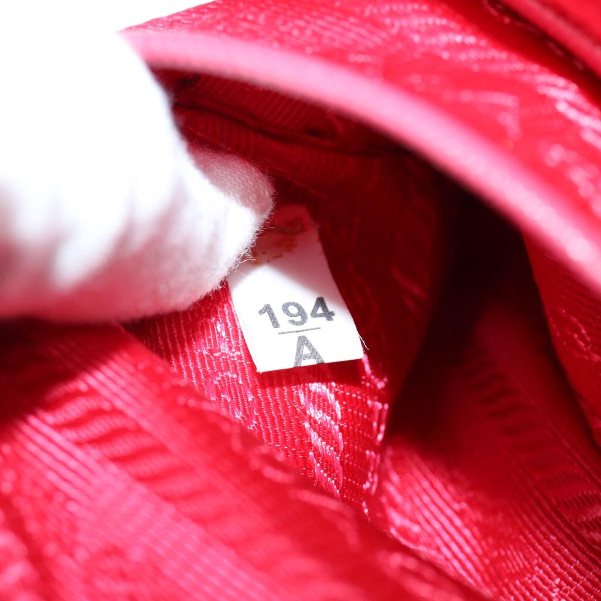 Prada Vintage Shoulder Bag Quilted Tessuto, PINK, NYLON, Shoulder bag