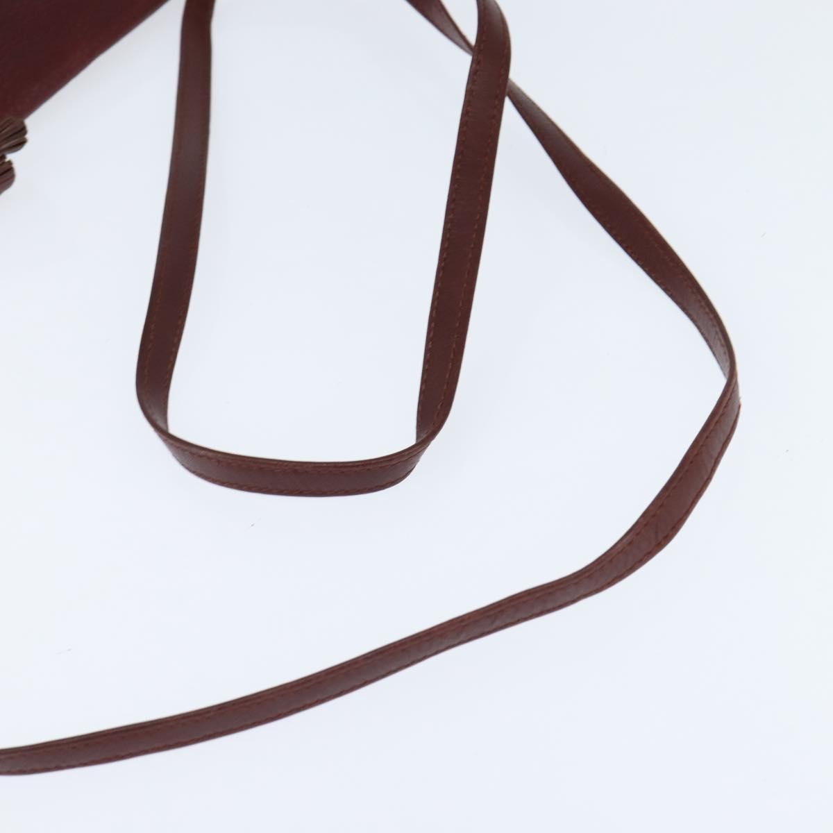 cartier Must de Cartier Shoulder Bag Leather, BURGUNDY, LEATHER, Shoulder bag