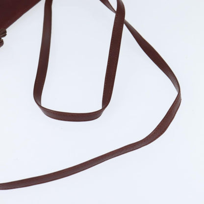cartier Must de Cartier Shoulder Bag Leather, BURGUNDY, LEATHER, Shoulder bag