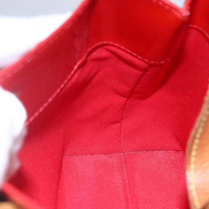 Louis Vuitton Reade Handbag Monogram Vernis, RED, PATENT_LEATHER, Handbag