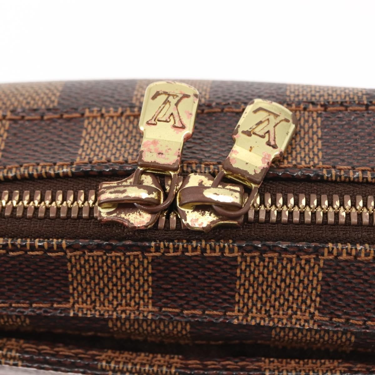 Louis Vuitton Geronimos Waist Bag Damier, BROWN, CANVAS, Shoulder bag