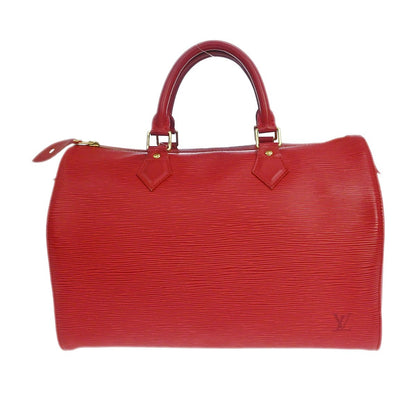 Louis Vuitton Speedy Handbag Epi Leather, Red, Leather, Handbag