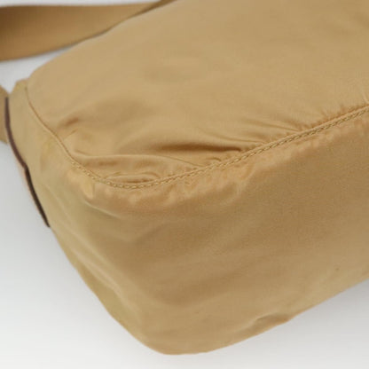 Prada Vintage Shoulder Bag Tessuto, BEIGE, NYLON, Shoulder bag