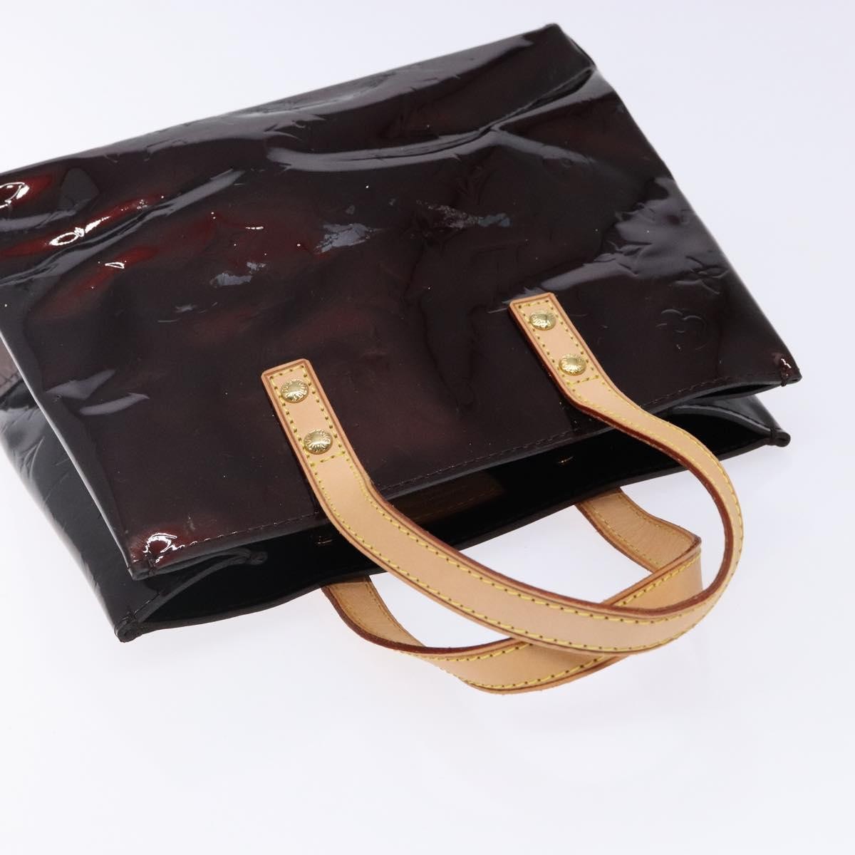 Louis Vuitton Reade Handbag Monogram Vernis, BURGUNDY, PATENT_LEATHER, Handbag