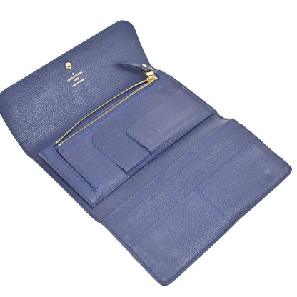 Louis Vuitton Virtuose Wallet Monogram Empreinte Leather, BLUE, LEATHER, Wallets