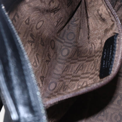 Salvatore Ferragamo Gancini Tote Leather, BLACK, LEATHER, Tote bag