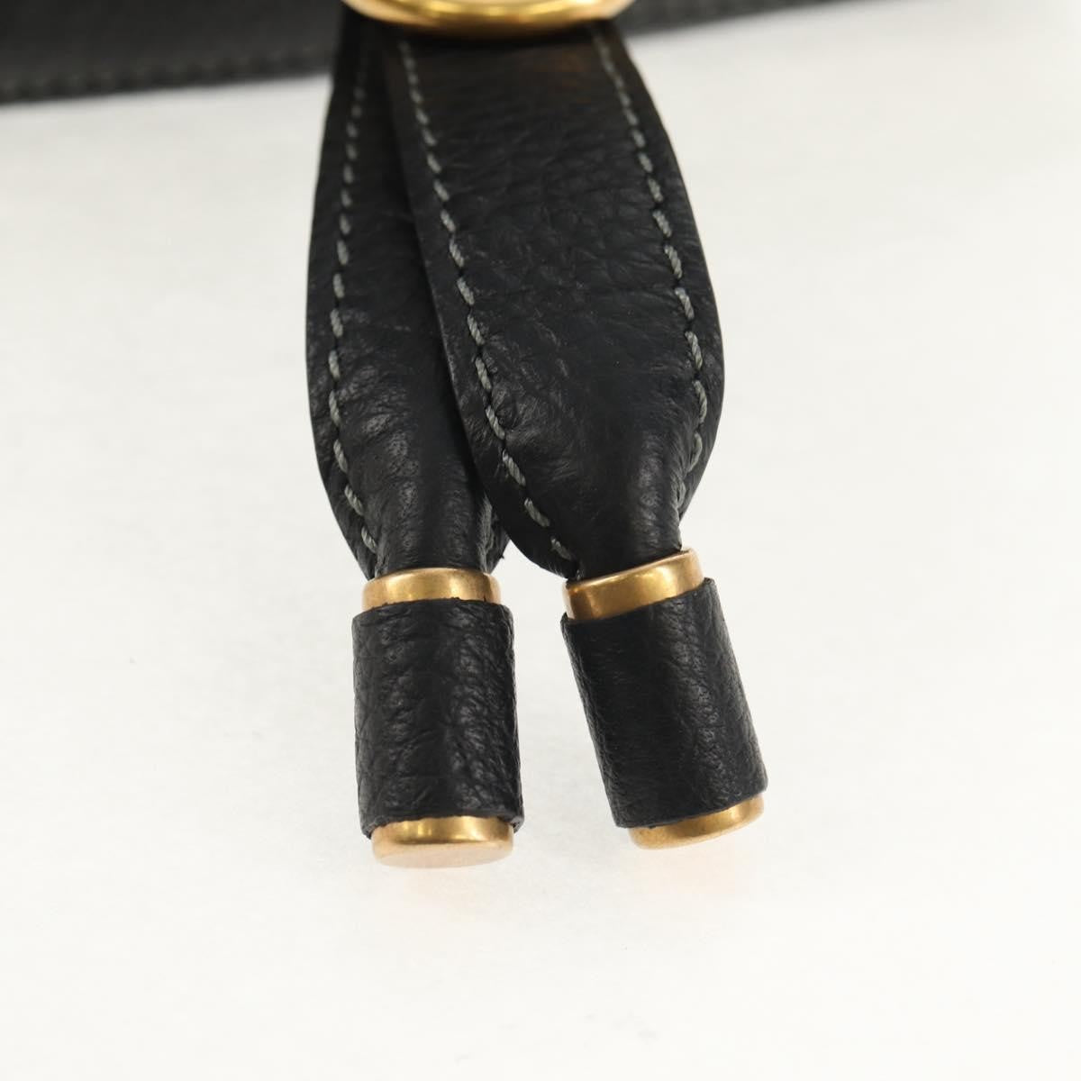 Chloe Marcie Belt Bag Leather, BLACK, LEATHER, Shoulder bag