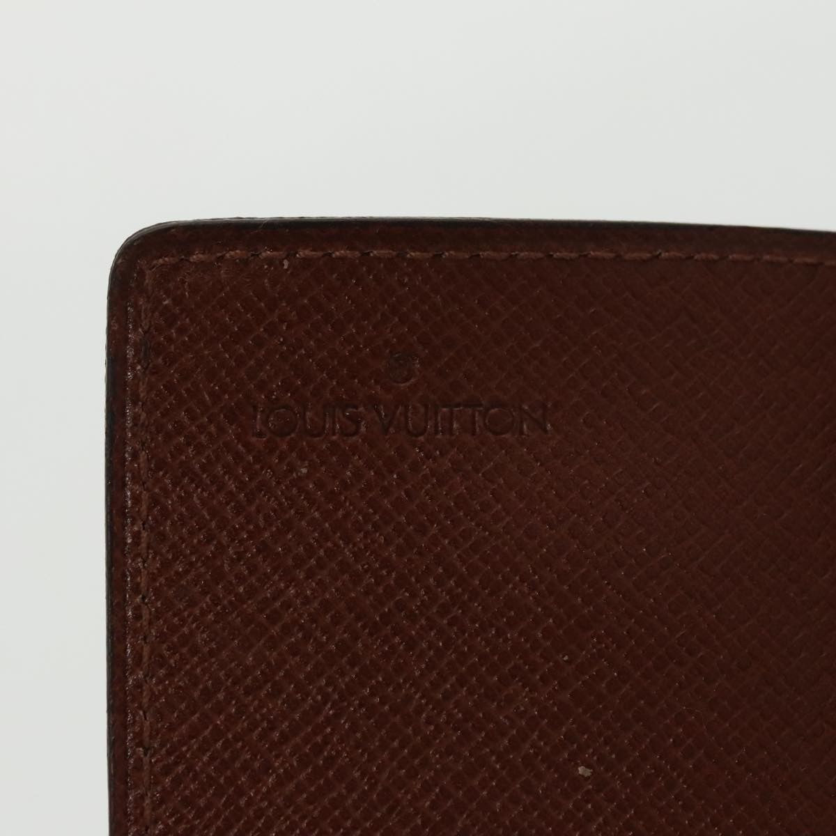 Louis Vuitton Porte Cartes Pression Card Case Monogram Canvas, BROWN, CANVAS, Card Holders