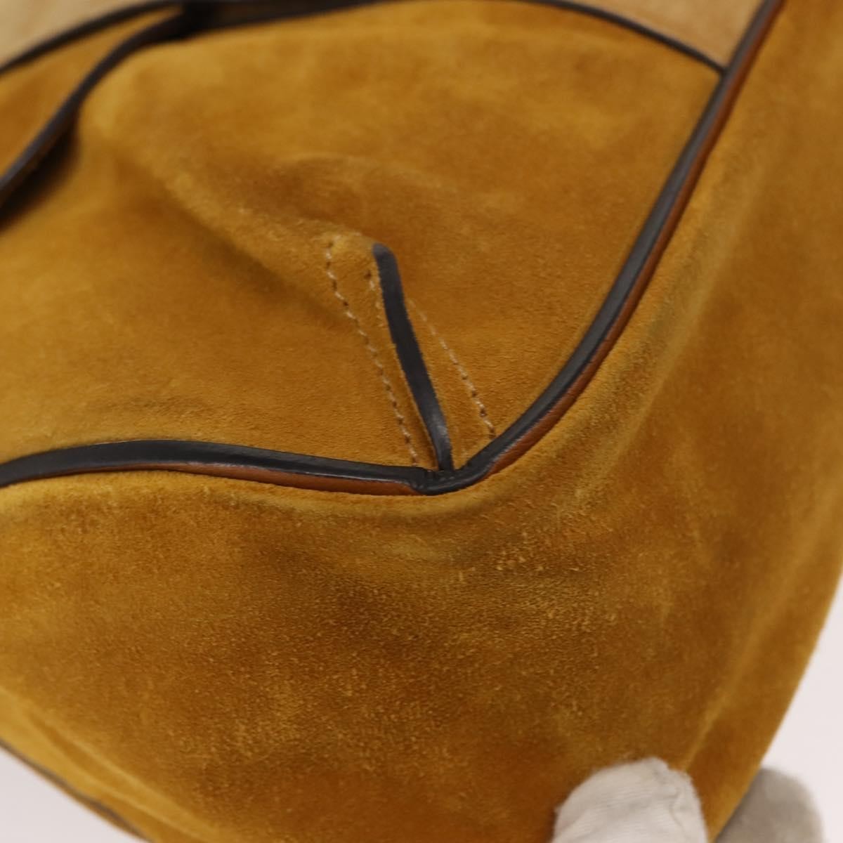 Chloe Lexa Crossbody Bag Suede, GOLD, SUEDE, Shoulder bag