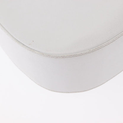 Salvatore Ferragamo Gancini Shoulder Bag Leather, WHITE, LEATHER, Shoulder bag