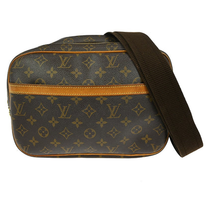 Louis Vuitton Reporter Bag Monogram Canvas, BROWN, CANVAS, Shoulder bag