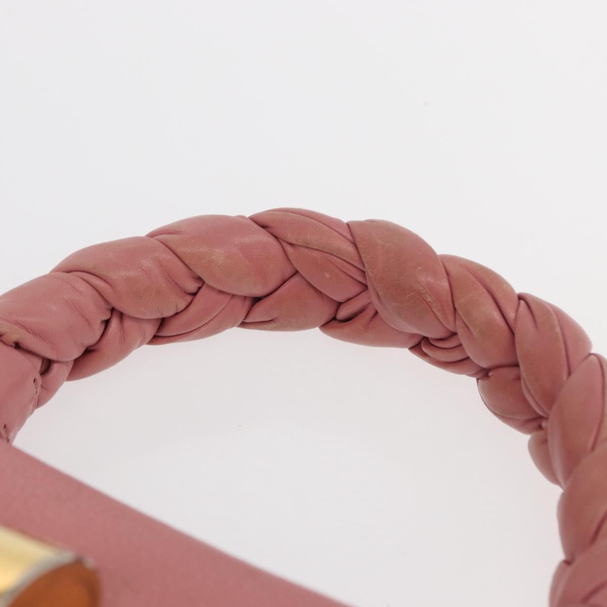 Miu Miu Click Convertible Satchel Leather, PINK, LEATHER, Handbag