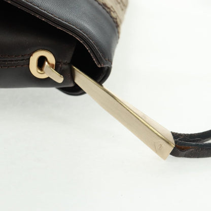 Bottega Veneta Vintage Flap Shoulder Bag Canvas, BEIGE, CANVAS, Shoulder bag