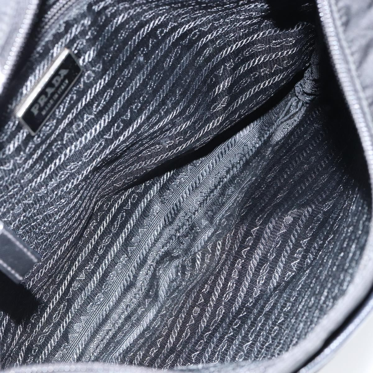 Prada Flat Messenger Bag Tessuto, BLACK, NYLON, Shoulder bag