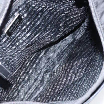 Prada Flat Messenger Bag Tessuto, BLACK, NYLON, Shoulder bag