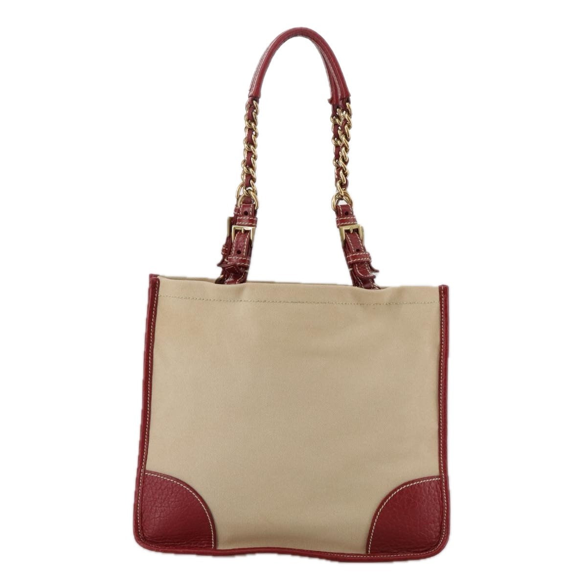 Prada Vintage Tote Canvas, BEIGE, CANVAS, Tote bag