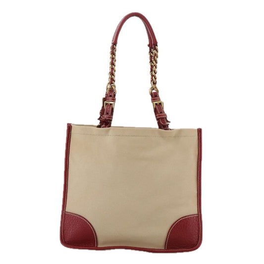 Prada Vintage Tote Canvas, BEIGE, CANVAS, Tote bag