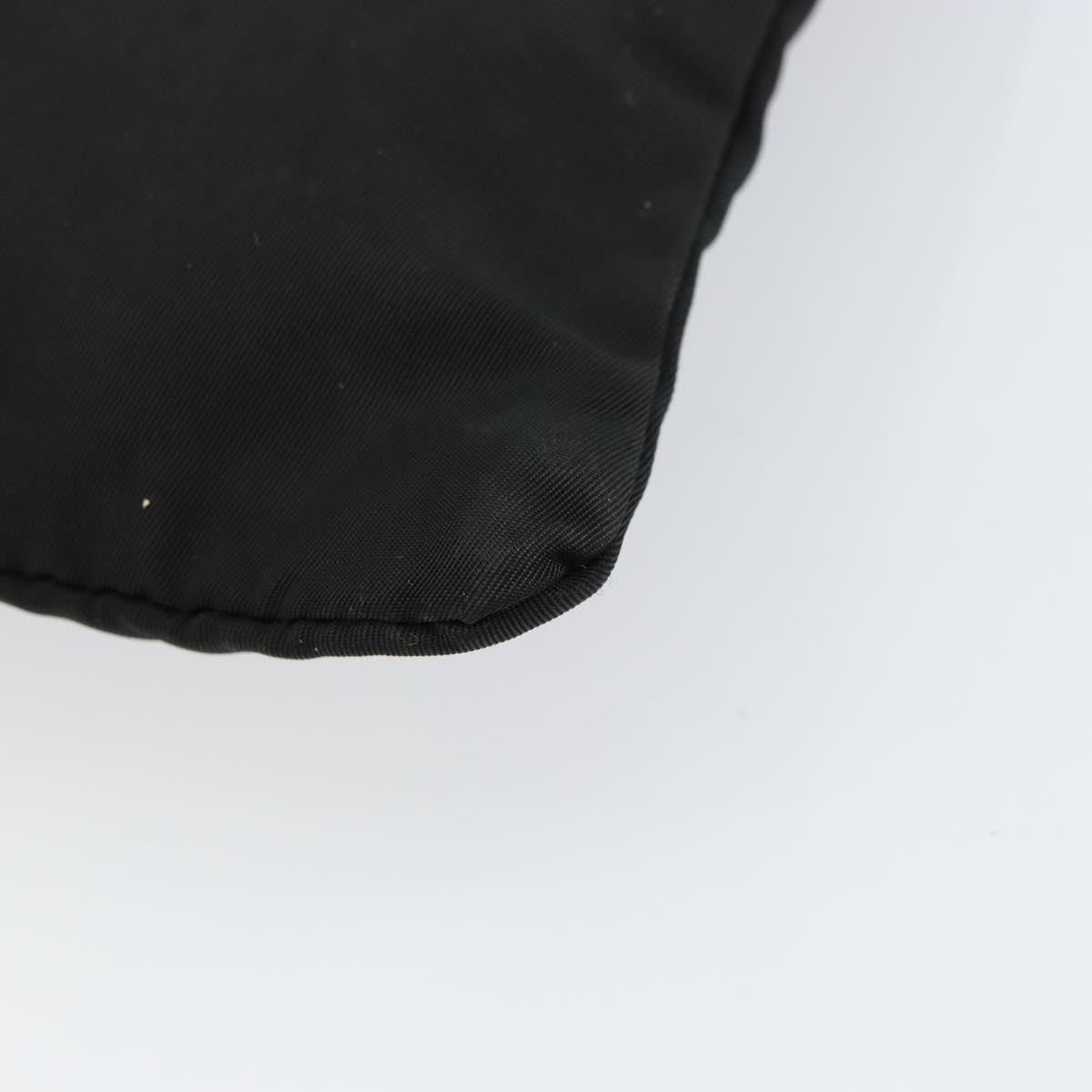 Prada Flat Messenger Bag Tessuto, BLACK, NYLON, Shoulder bag