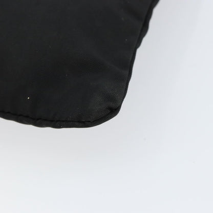 Prada Flat Messenger Bag Tessuto, BLACK, NYLON, Shoulder bag