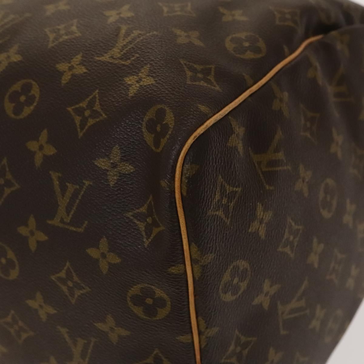Louis Vuitton Keepall Bag Monogram Canvas, BROWN, CANVAS, Travel bag
