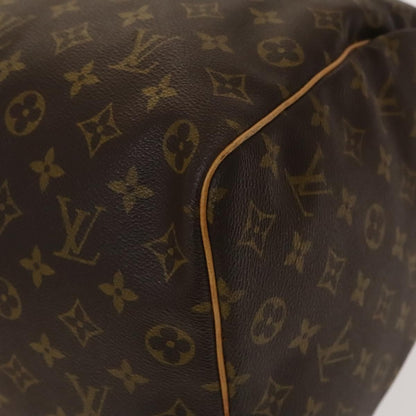 Louis Vuitton Keepall Bag Monogram Canvas, BROWN, CANVAS, Travel bag