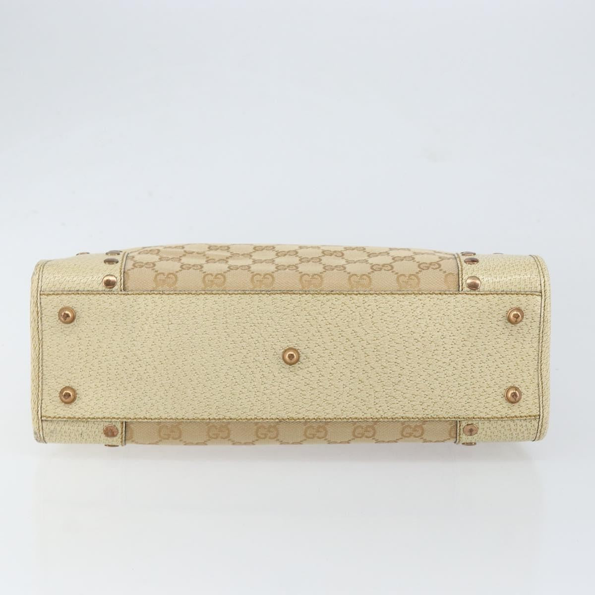 Gucci Open Tote GG Canvas, BEIGE, CANVAS, Tote bag