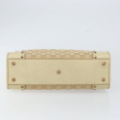 Gucci Open Tote GG Canvas, BEIGE, CANVAS, Tote bag