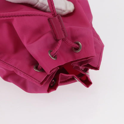 Prada Pochette Nylon, PINK, NYLON, Clutche & pouche