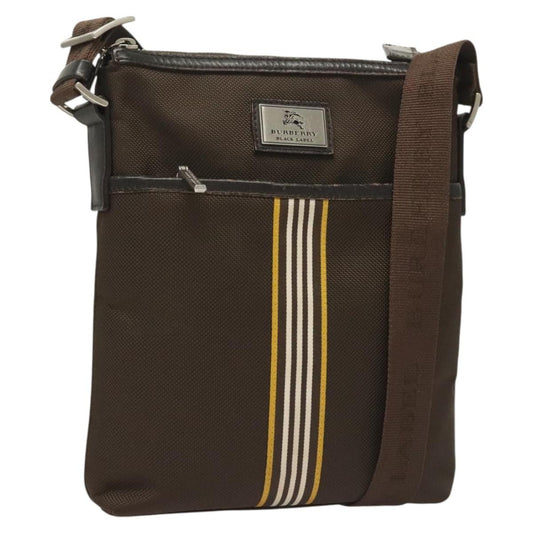 Burberry Black Label Shoulder bag Canvas, BROWN, CANVAS, Shoulder bag