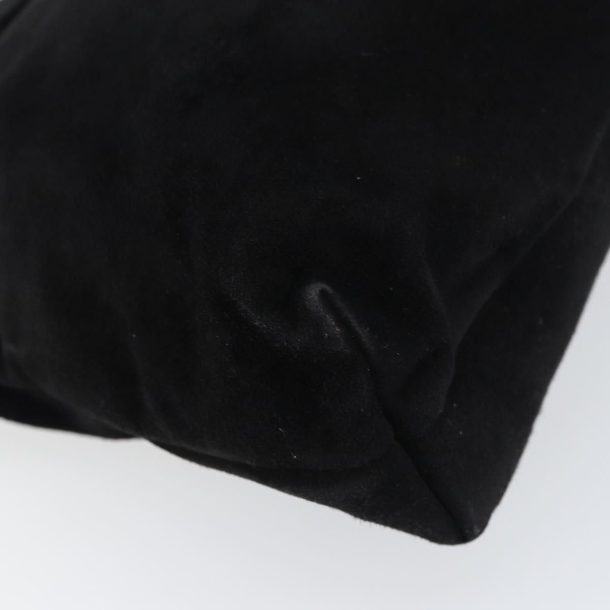 Salvatore Ferragamo Vala Shoulder Bag Suede, BLACK, SUEDE, Shoulder bag