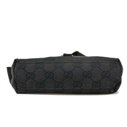 Gucci Vintage Jackie Waist Bag GG Canvas, BLACK, CANVAS, Shoulder bag