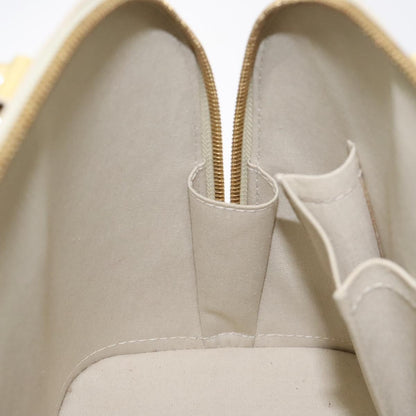 Louis Vuitton Alma Handbag Monogram Vernis, BEIGE, PATENT_LEATHER, Handbag